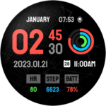 Sport Digital Watch Face NY MOD Unlocked All VARY