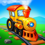 Train Games for Kids station MOD Unlimited Money 12.1.8