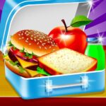 School lunchbox food recipe (MOD Unlimited Money) 2.5