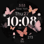 Butterfly Digital Watch Face (MOD Unlocked All) 1.0.0
