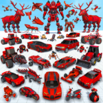 Deer Robot Car Game-Robot Game MOD Unlimited Money 1.0.29