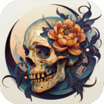 Dark Skeleton Color by number MOD Unlimited Money 1.0.34