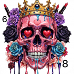 Creepy Skull Color by Numbers MOD Unlimited Money 1.0.2 Creepy Skull Color by Numbers MOD Unlimited Money 1.0.2