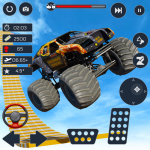 Monster Truck Stunt Mega Ramp MOD Unlimited Money 1.17