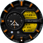 SXZ Hybrid Tech Watch Face (MOD Unlocked All) VARY