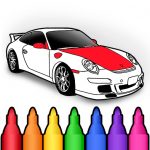 Car Coloring Game offline (MOD Unlimited Money) 2.8