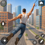 Flying Rope City Gangster Game (MOD Unlimited Money) 1.4