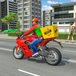 Pizza Delivery Bike Games 3D (MOD Unlimited Money) 2.5