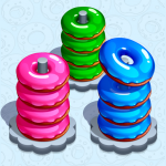 Donut Hoop Stack 3d Color Sort (MOD Unlimited Money) 1.7