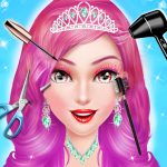 Girls hairstyle salon game (MOD Unlimited Money) 1.1528
