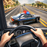 POV Car Highway Driving Police (MOD Unlimited Money) 1.24