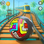 Tram Runner Rolling Ball MOD Unlimited Money VARY